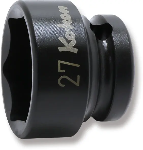1/2 Sq. Dr. Thin Wall 6-Point Impact Metric Socket 27mm