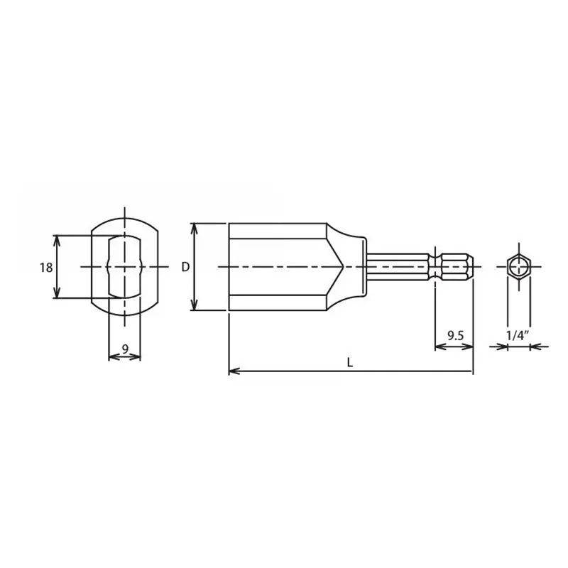 1/4 Hex Dr. Form Tie 70mm - Image 2