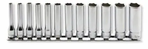 1/4 Sq. Dr. Socket set  4-14mm 6 point   12 pieces