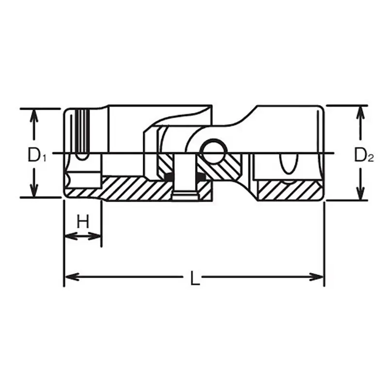 1/4 Sq. Dr. Universal NUT GRIP® Socket - 5mm - Image 2