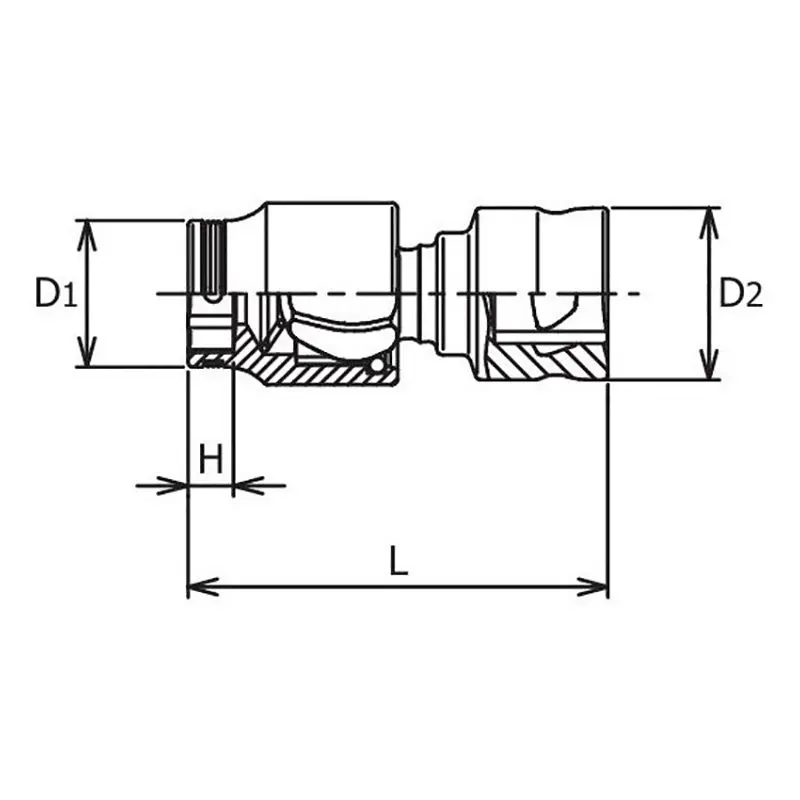 1/4 Sq. Dr. Z-series Universal NUT GRIP® Socket 8mm - Image 2
