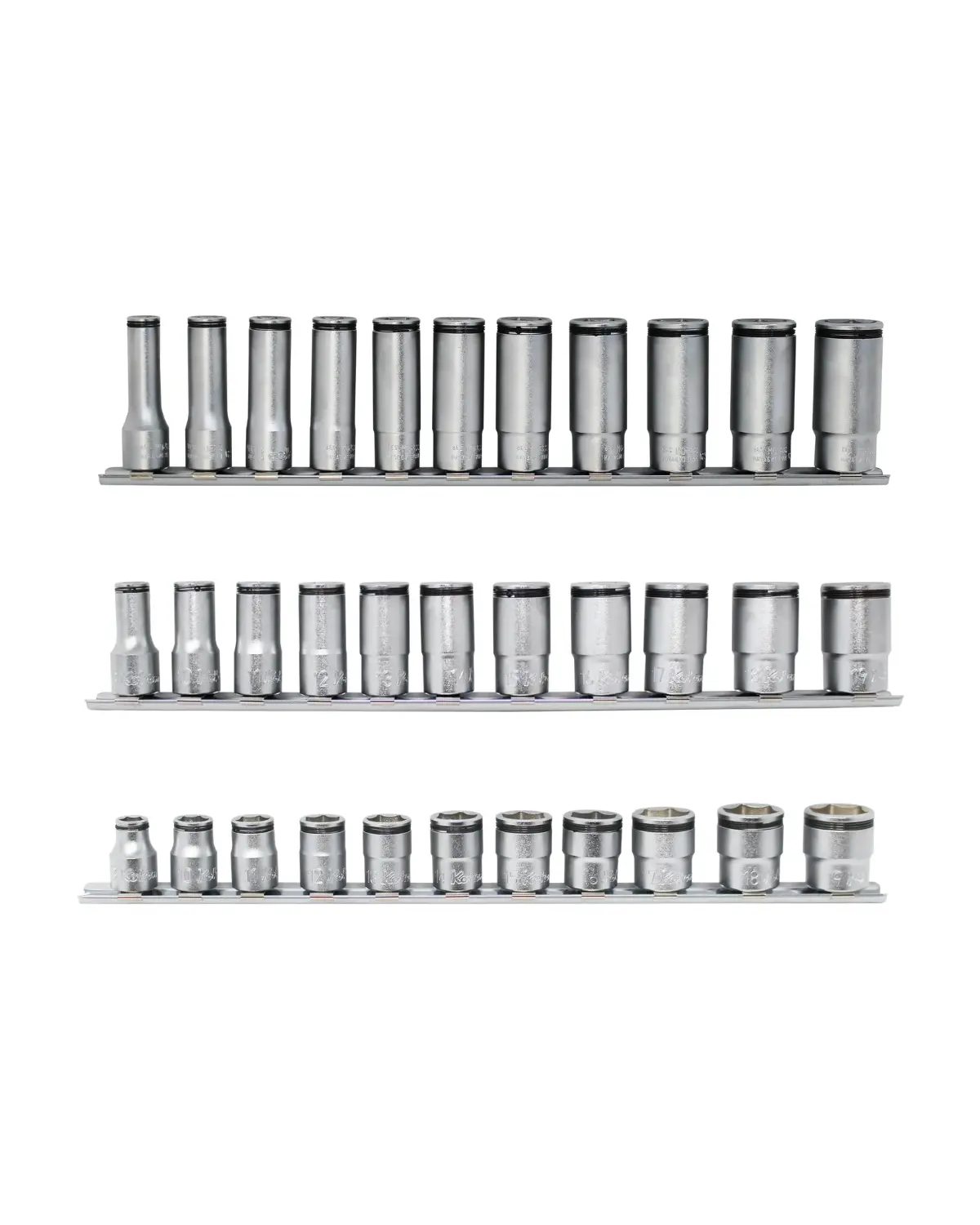 3/8" Nut Grip Bundle with Short, Semi-Deep, and Deep 33 piece Socket Set