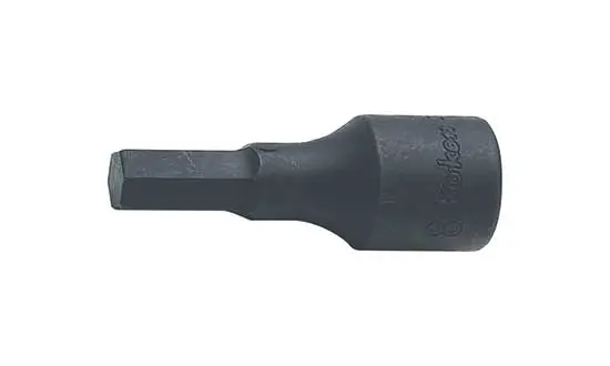 3/8" Sq. Dr. 52mm long Hex Bit Socket in 2.5mm