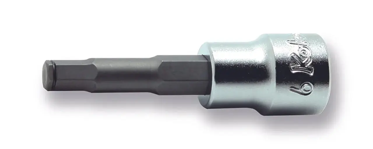 3/8 Sq. Dr. Bit Socket 6mm Grip Ring Length 100mm