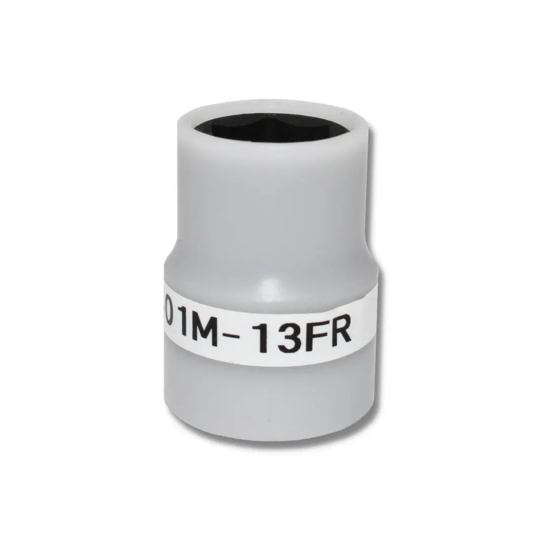 3/8" Sq.Dr. Impact Thin Wall Socket, 13mm w/ Delrin Cover