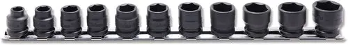 3/8 Sq. Dr. Socket set 8-19mm 6 point Thin walled 11 pieces