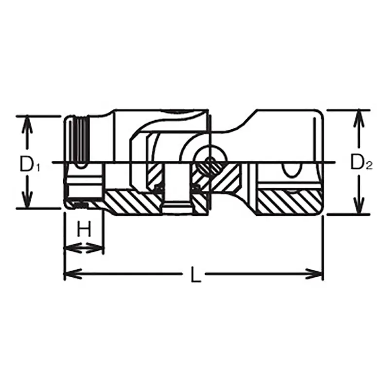3/8 Sq. Dr. Universal NUT GRIP® Socket - 17mm - Image 2