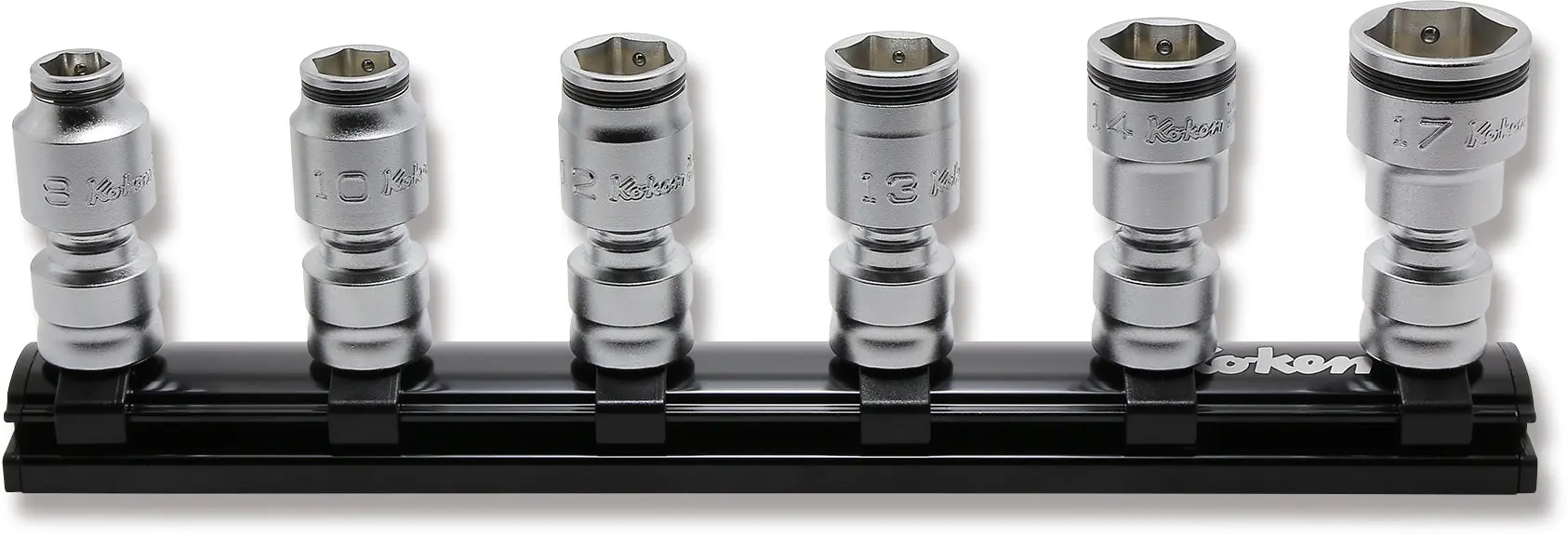 3/8 Sq. Dr. 6 piece Z-series 6-Point Universal Metric NUT GRIP Socket Set