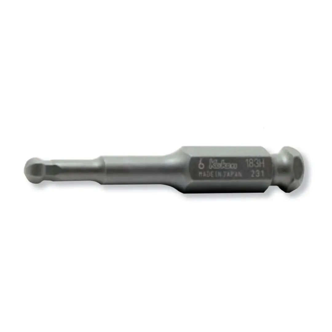 7/16 Hex Dr. Ball Point Hex 8mm Bit, Length 75mm