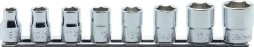 8 Piece 3/8 Sq. Dr. 6 point, Metric, Chrome, Socket Set