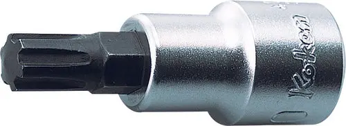 1/2 Sq. Dr. Bit Socket Ribe-CV M12 Length 60mm