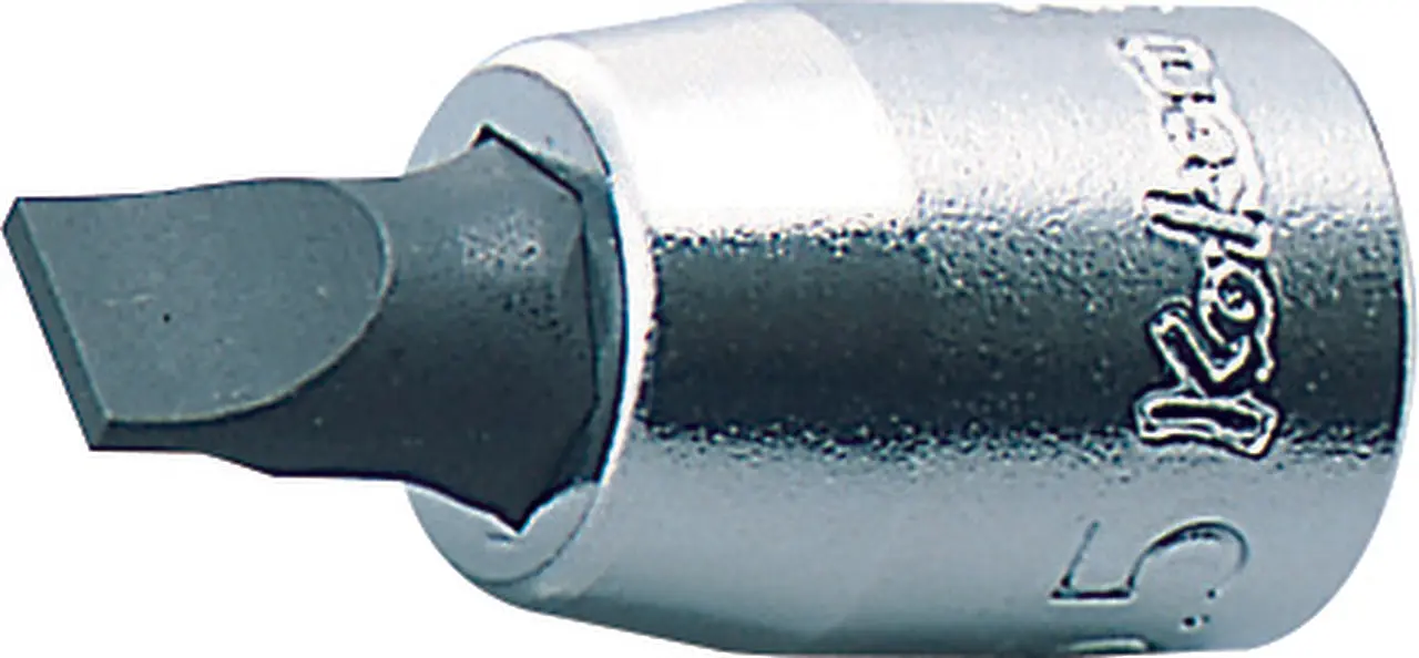 1/4 Sq. Dr. Bit Socket Slotted 1.0X5.5 Length 25mm