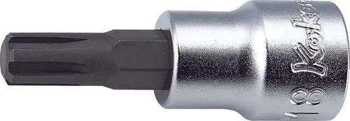 3/8 Sq. Dr. Bit Socket Ribe-CV M5 Length 100mm