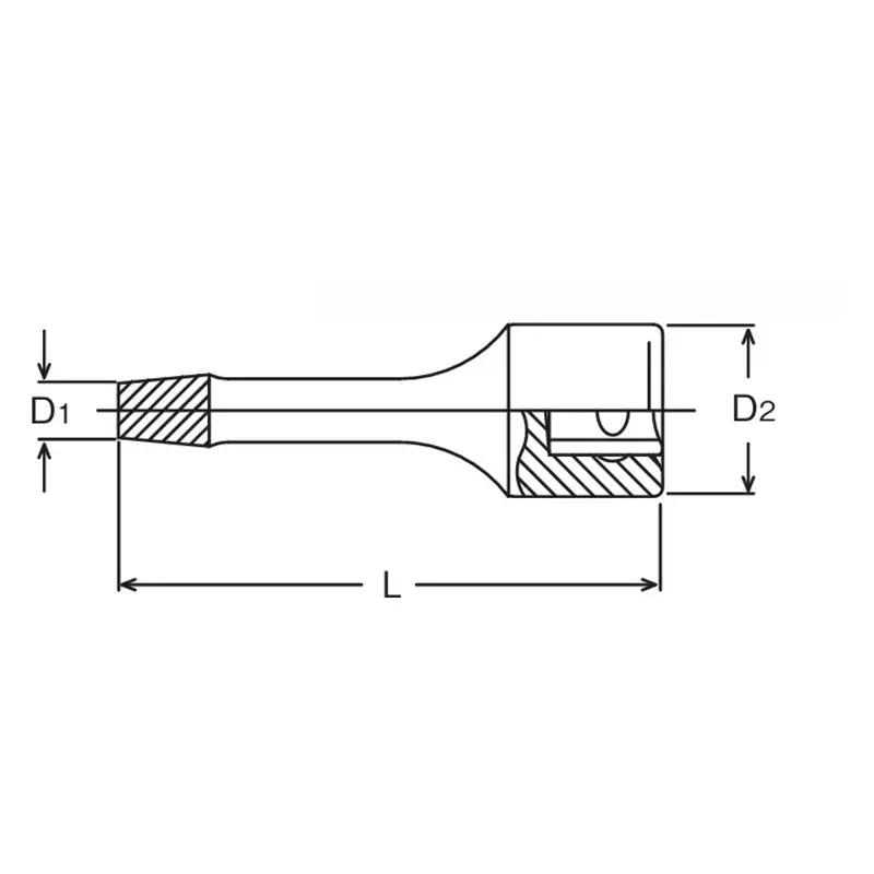 1/2 Sq. Dr. Bolt Twister 10mm Length 75mm - Image 2