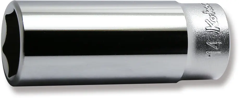 1/4 Sq. Dr. Socket 14mm 6 point Length 50mm