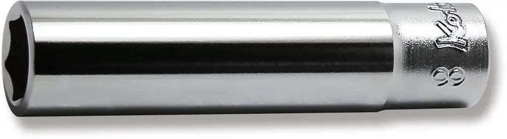 1/4 Sq. Dr. Socket  8mm 6 point Length 50mm