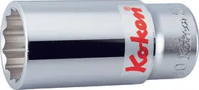Deep Socket 3/4" Sq. Dr. 12-P 37mm