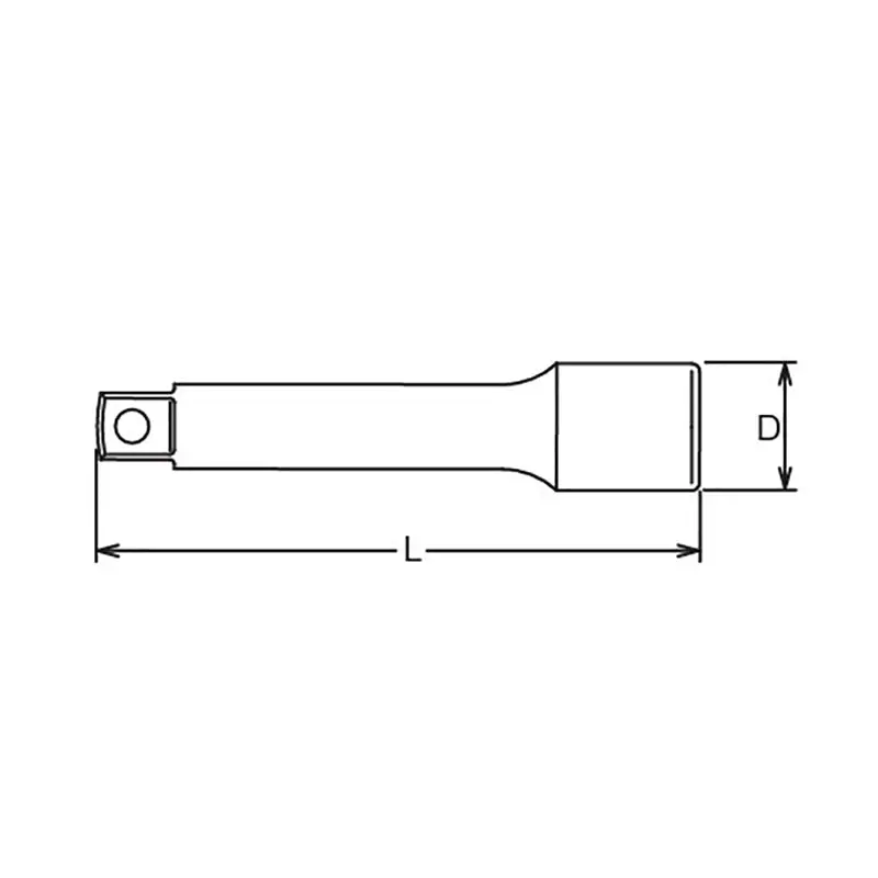 1 Sq. Dr. Extension Bar    Length 200mm - Image 2
