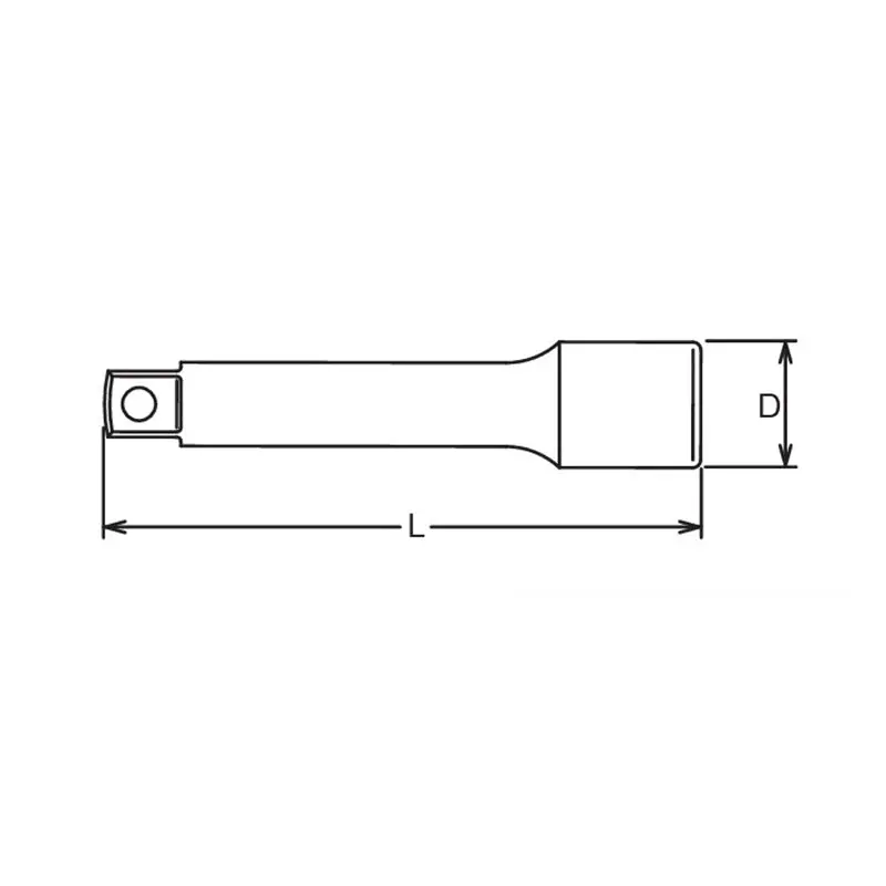 3/4 Sq. Dr. Extension Bar Length 75mm - Image 2