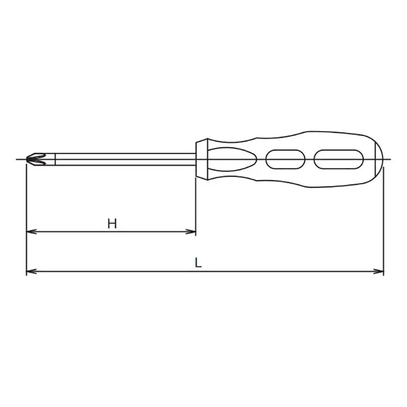 Screwdriver Slotted 8mm Length 270mm - Image 2