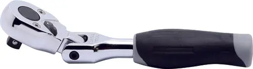 3/8 Sq. Dr. Ratchet Handle 24 teeth Flexible Head Length 120mm Plastic Handle