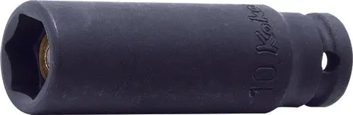 1/4 Sq. Dr. Socket 13mm 6 point Length 48mm Slide Magnet