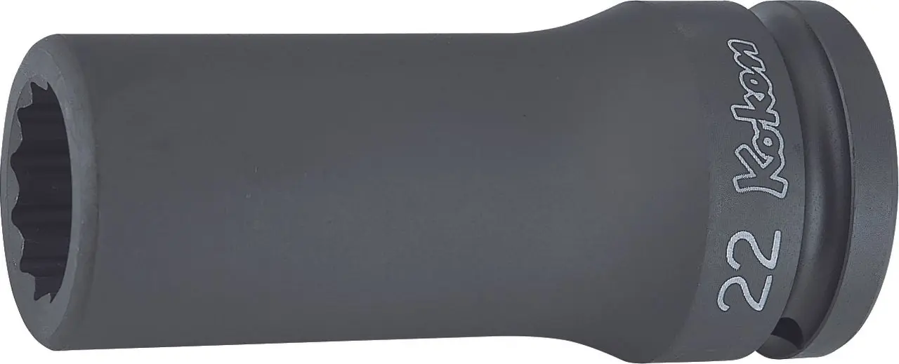 3/4 Sq. Dr. Socket  19mm 12 point Length 100mm
