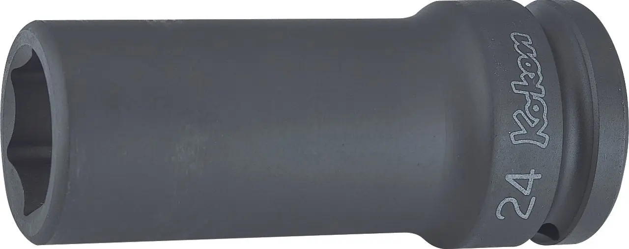 3/4 Sq. Dr. Socket 1.5/8 6 point Length 100mm Thin walled