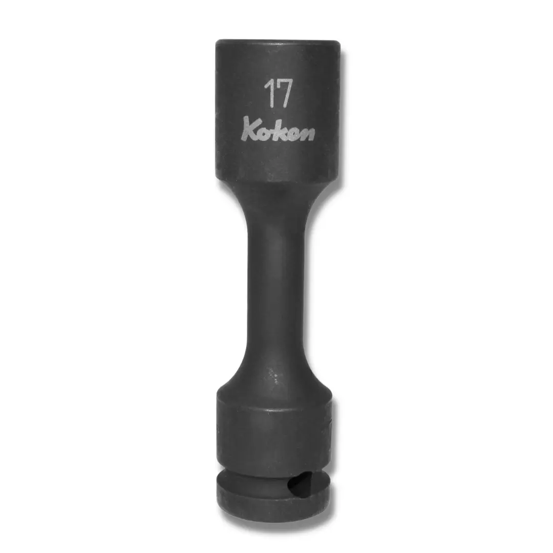 IMPACT EXTENSION SOCKET with Magnet 1/2" Sq.Dr. 17MM Length 100 (Custom)