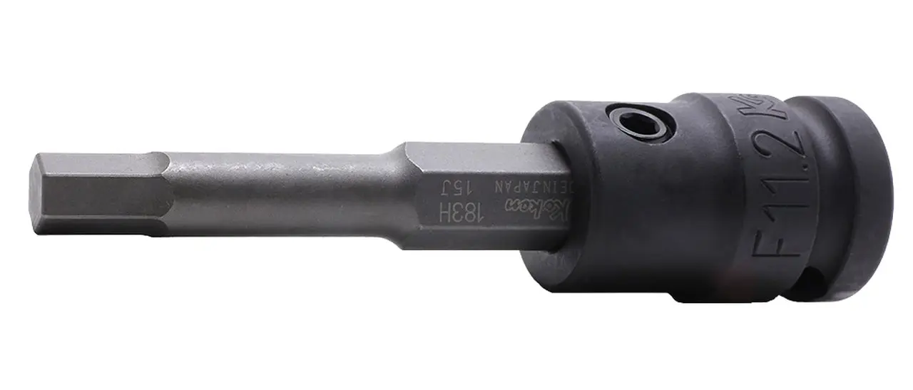 1/2 Sq. Dr. Bit Socket 12mm Hex Length 98mm