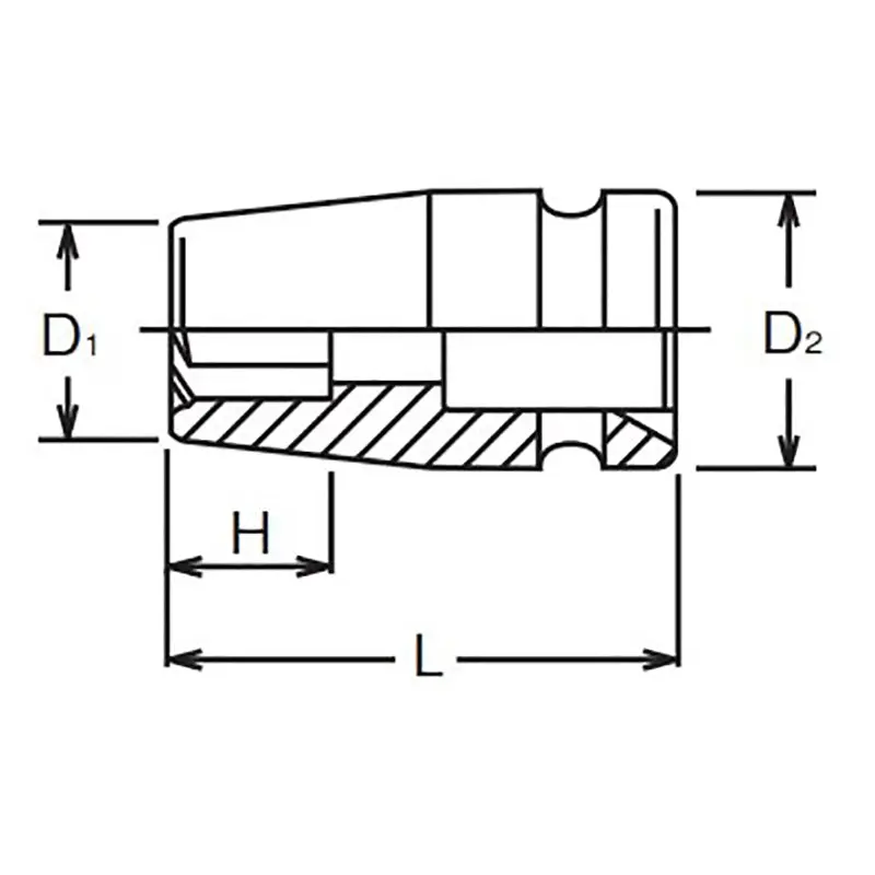 3/8 Sq. Dr. Socket 18mm Pathfinder Length 32mm - Image 2