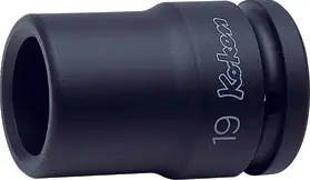 1 Sq. Dr. Rear Wheel Nut Socket 19mm Square Length 72mm