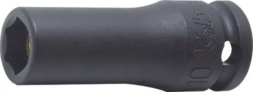 3/8 Sq. Dr. Socket  11mm 6 point Length 50mm Slide Magnet