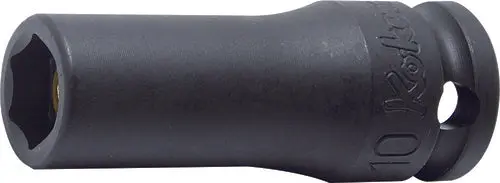 3/8 Sq. Dr. Socket  12mm 6 point Length 50mm Slide Magnet