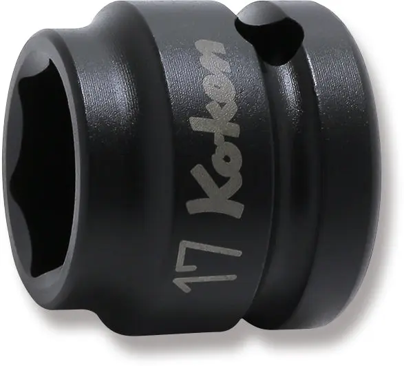 1/2 Sq. Dr. Thin Wall 6-Point Impact Metric Socket 17mm
