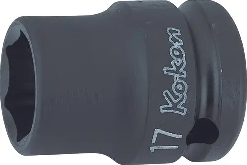 1/2 Sq. Dr. Thin walled 6 point Impact SAE Socket 1/2"