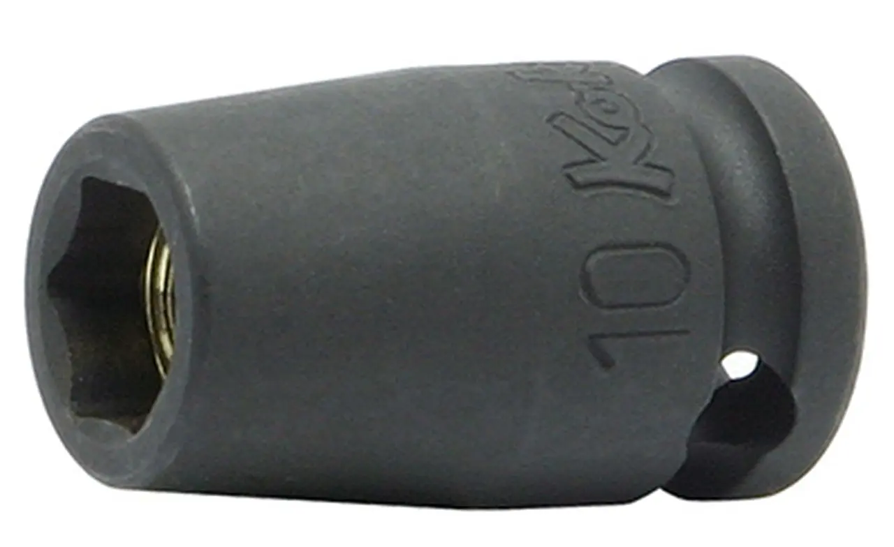 3/8 Sq. Dr. Socket 9mm 6 point Length 32mm Magnet