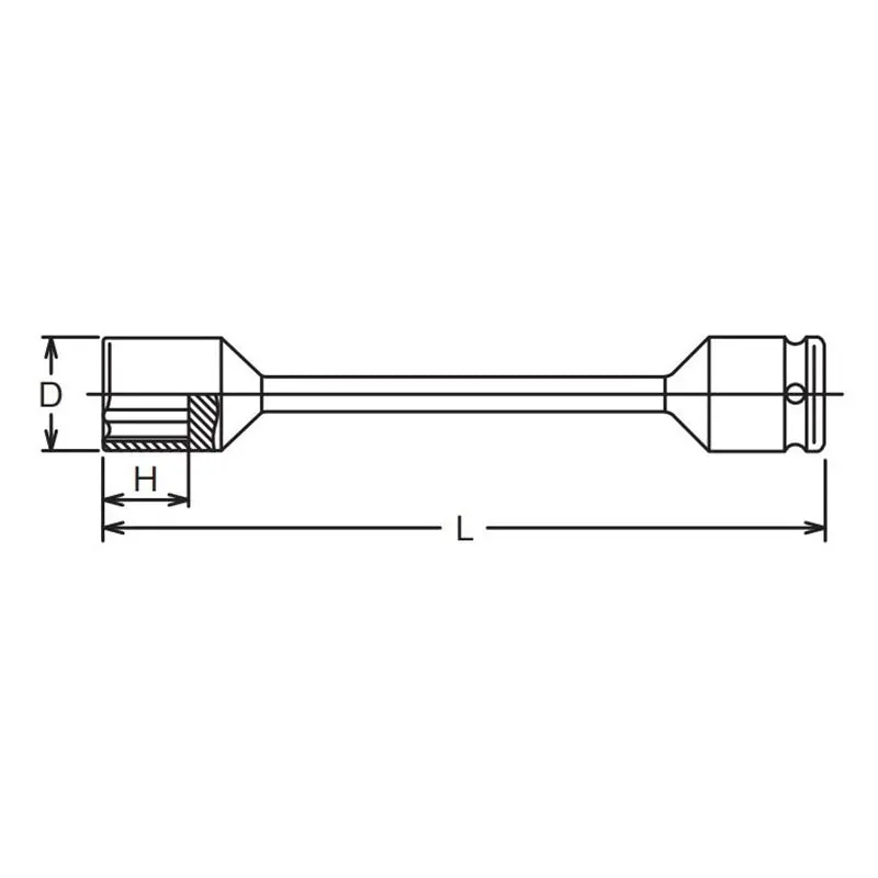 1 Sq. Dr. Torsion Bar 30mm x 500Nm Length 300mm - Image 2