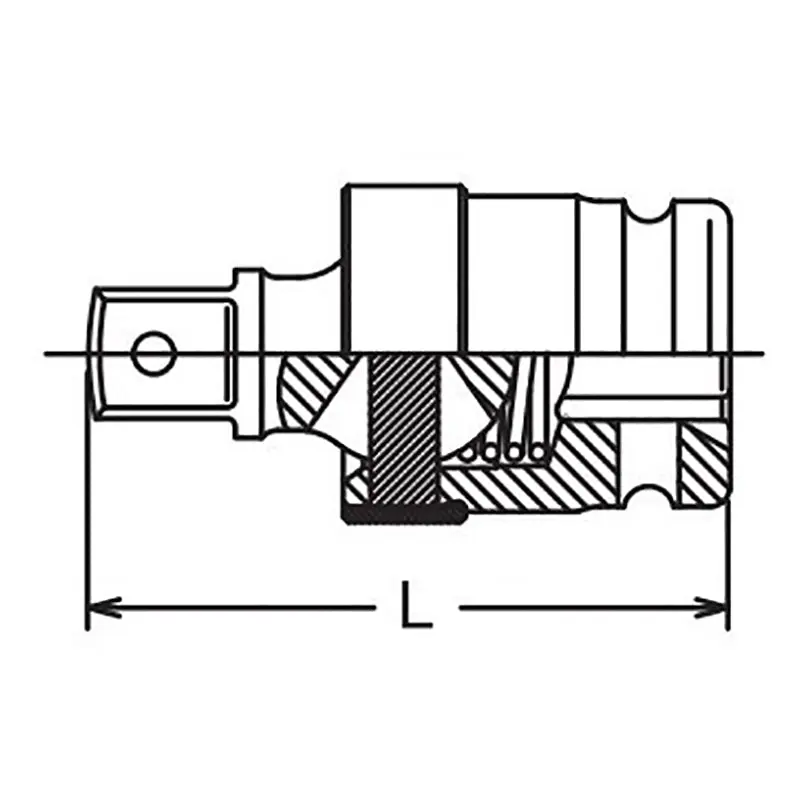 3/4 Sq. Dr. Universal Joint  3/4 Square Length 95mm Hole type - Image 2