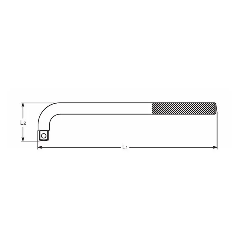 1/2 Sq. Dr. L Handle Length 300mm - Image 2