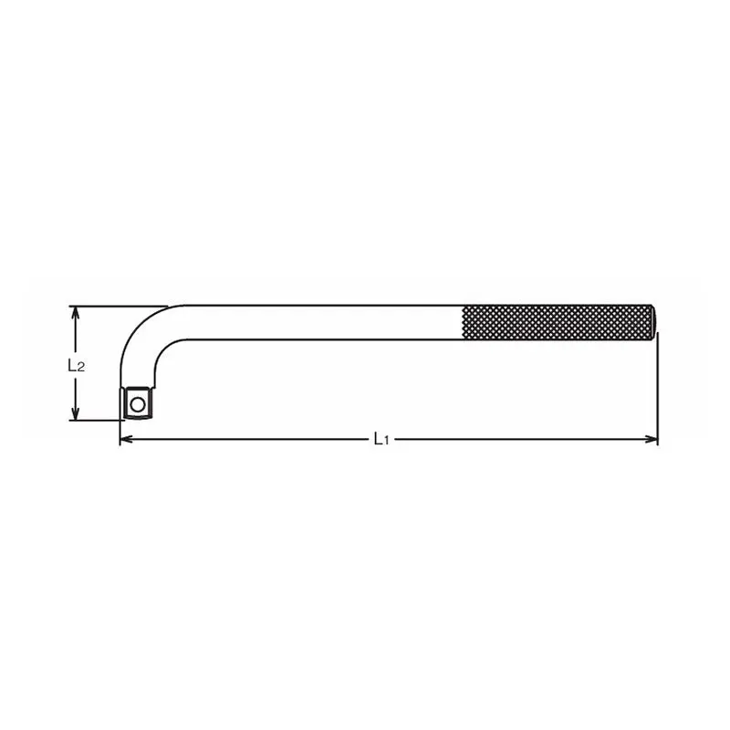 1/2 Sq. Dr. L Handle Length 450mm - Image 2