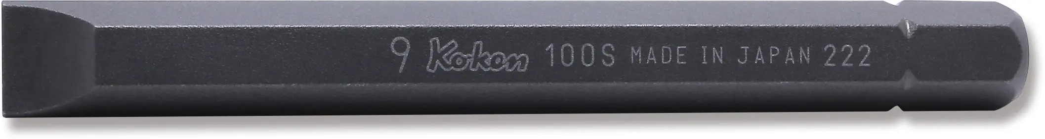 5/16 Hex Dr. Bit Slotted 1.6 x 9 Length 80mm