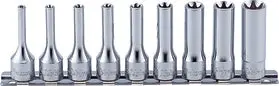 3/8 Sq. Dr. 9 Piece Deep TORX® Socket set E4-E16