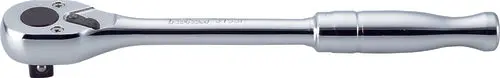 3/8 Sq. Dr. Ratchet Handle 24 teeth Length 200mm Polished Handle