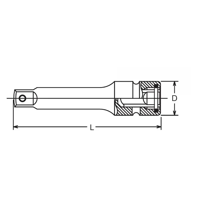 3/4 Sq. Dr. Extension Bar   Hole 330mm Sleeve Drive - Image 4