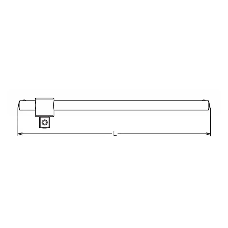 1 Sq. Dr. Sliding T Handle Length 700mm - Image 5