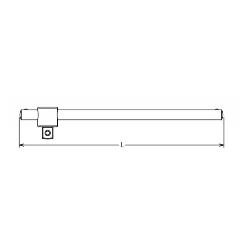 1 Sq. Dr. Sliding T Handle    Length 550mm - Image 5