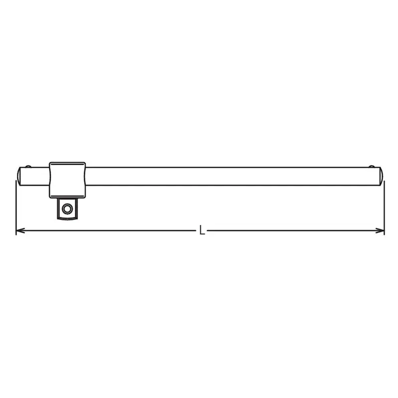 3/8 Sq. Dr. Sliding T Handle    Length 200mm - Image 5