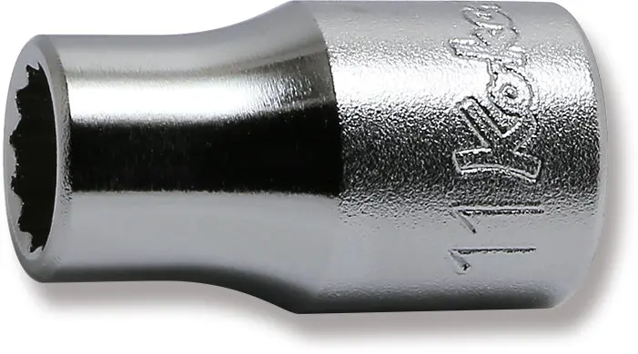 1/2 Sq. Dr. Chrome Metric 12 Point Socket 11mm