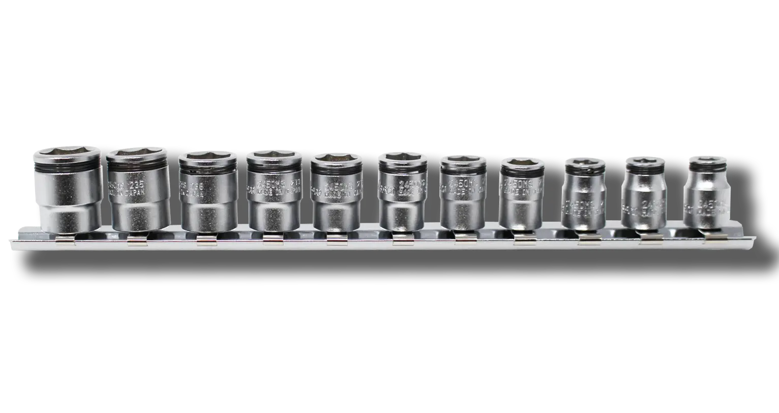 1/4 Sq. Dr. Short NUT GRIP® Socket Set, 5-14mm - 11 pieces - RS2450MS/11